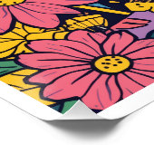 Psychedelic woodland poster (Hoek)