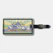 Psychedelic World: Sydney Australia Skyline A2 Bagagelabel (Achterkant horizontaal)