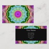 Psychedelic Wormhole kaleidoscope Visitekaartje (Voorkant / Achterkant)