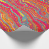 Psychedelic Wrapping Paper Cadeaupapier (Hoek)