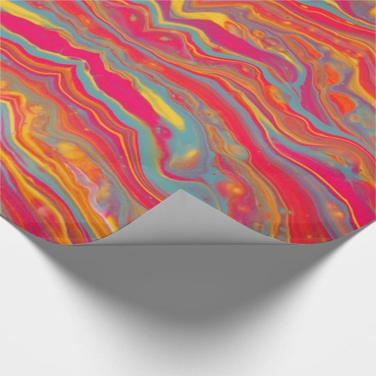 Psychedelic Wrapping Paper Cadeaupapier (Hoek)