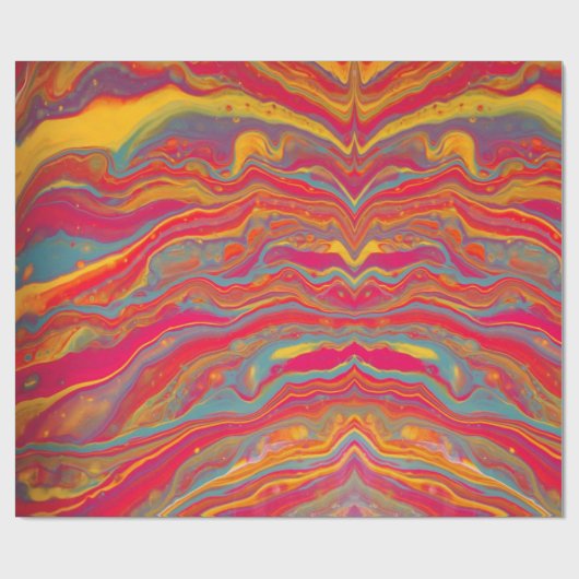 Psychedelic Wrapping Paper Cadeaupapier (Vlak)