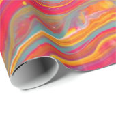 Psychedelic Wrapping Paper Cadeaupapier (Rol Hoek)