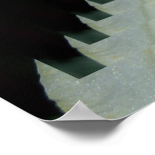 Psychedelic Yellow Lily Poster (Hoek)