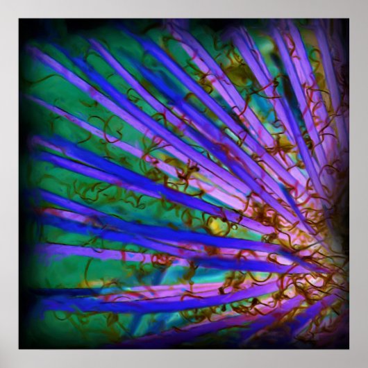 Psychedelic Yucca Inverted Poster (Voorkant)