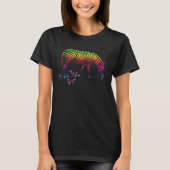 Psychedelic Zebra Magical Mushroom Trippy Zebra Ps T-shirt (Voorkant)