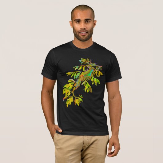 Psychedelic Zee Dragon Seahorse T-Shirt (Voorkant volledig)