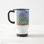 Psychedelic Zee Turtle Seahorse Art Reisbeker (Links)