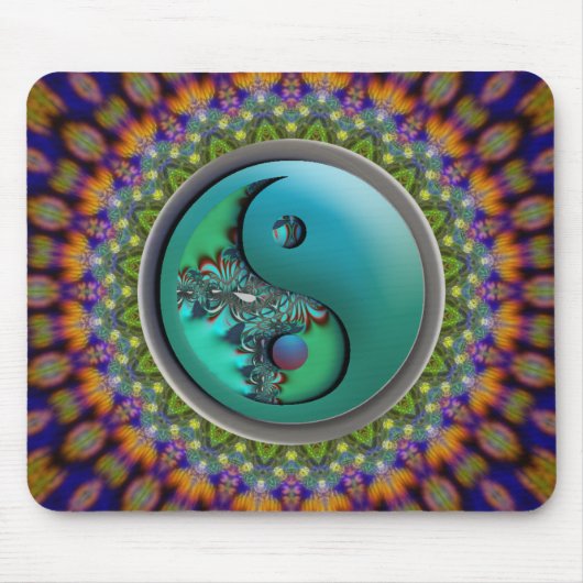 Psychedelic Zen Mousepad Muismat (Voorkant)