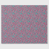 Psychedelic zuur naadloze funky achtergrond. cadeaupapier (Vlak)