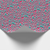 Psychedelic zuur naadloze funky achtergrond. cadeaupapier (Hoek)