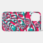 Psychedelic zuur naadloze funky achtergrond. Case-Mate iPhone case (Achterkant (horizontaal))