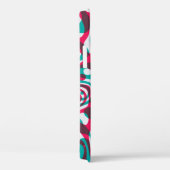Psychedelic zuur naadloze funky achtergrond. Case-Mate iPhone case (Achterkant / Rechts)