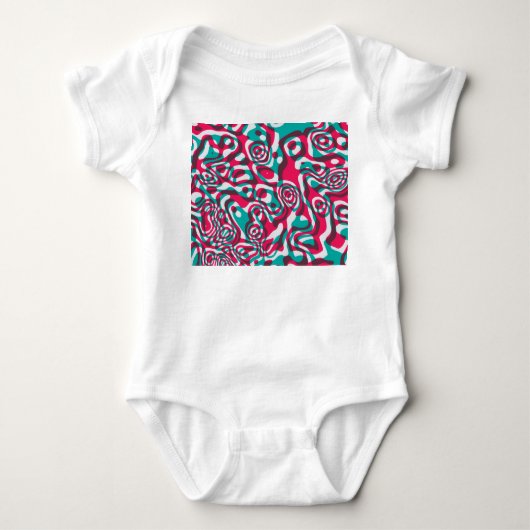 Psychedelic zuur naadloze funky achtergrond. romper (Voorkant)