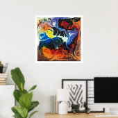 Psychedelica # 1 poster (Thuiskantoor)