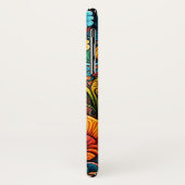 Psychedelica Abstract Afro-Amerikaanse Man Case-Mate iPhone Case (Achterkant/links)