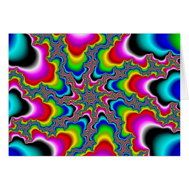 Psychedelica - Fractal Kaart (Voorkant Horizontaal)