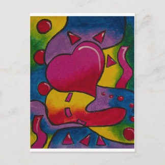 psychedelicHeart Briefkaart