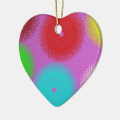 psychedelics kleur pop keramisch ornament (Links)