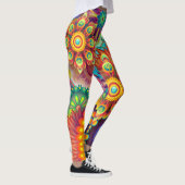 psychedelinezuur meditatie gym yoga leggings (Rechts)