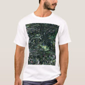 Psychedelisch Abstract Code1 T-shirt (Voorkant)