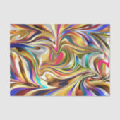 psychedelisch abstract tissuepapier (Voorkant)