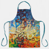 psychedelisch all-over print Schort (Voorkant)