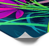 Psychedelisch cavia – Pop Art Pet Portrait Poster (Hoek)