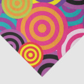 psychedelisch cirkelpapier tissuepapier (Detail)