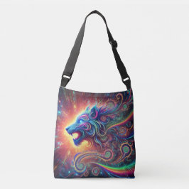 Psychedelisch dier - Galactische geest Crossbody Tas