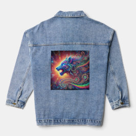 Psychedelisch dier - Galactische geest Denim Jacket