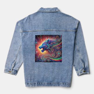 Psychedelisch dier - Galactische geest Denim Jacket