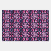 Psychedelisch Fractal Flower Wrapping Paper (Voorkant 3)