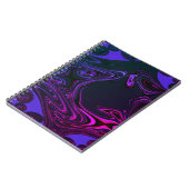 Psychedelisch Fractal Spiraal Notitieboek (Linkerzijde)