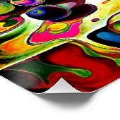 Psychedelisch fruit 4 perfect poster (Hoek)