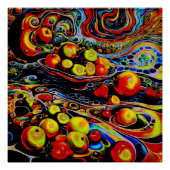 Psychedelisch fruit 5 perfect poster (Voorkant)