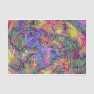 psychedelisch geruit tissuepapier