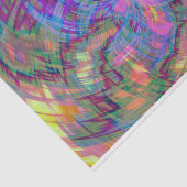 psychedelisch geruit tissuepapier (Detail)