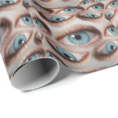 Psychedelisch gezichtsvermogen: Abstracte oogillus Cadeaupapier (Rol Hoek)