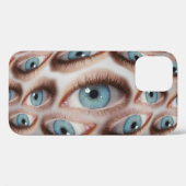 Psychedelisch gezichtsvermogen: Abstracte oogillus Case-Mate iPhone Case (Achterkant (horizontaal))