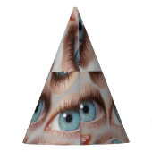 Psychedelisch gezichtsvermogen: Abstracte oogillus Feesthoedjes (Achterkant)