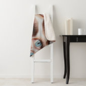 Psychedelisch gezichtsvermogen: Abstracte oogillus Sherpa Deken (In situ)