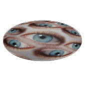 Psychedelisch gezichtsvermogen: Abstracte oogillus Snijplank (Hoek)