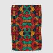 psychedelisch golfhanddoek (Voorkant)