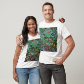 psychedelisch groen man t-shirt (Unisex)