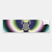 Psychedelisch Hart Bumpersticker (Voorkant)