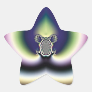 Psychedelisch Hart Ster Sticker