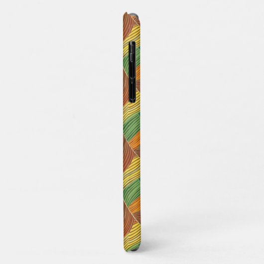 Psychedelisch hedendaags patroon met lijnen Case-Mate iPhone case (Achterkant/links)