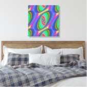 psychedelisch hypnose verpakt canvas (Insitu (Slaapkamer))
