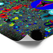 psychedelisch inkblot poster (Hoek)